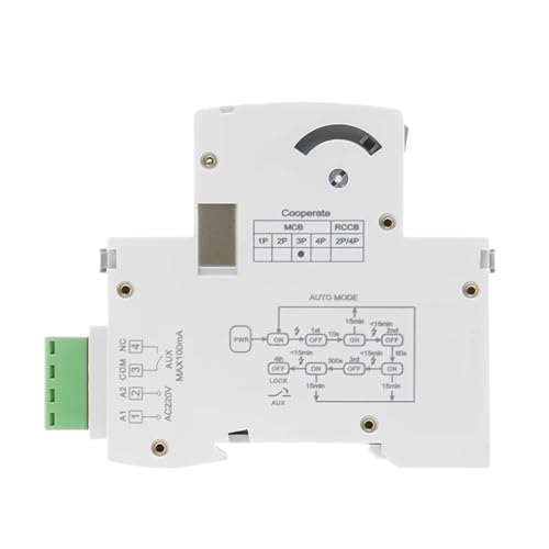 Interruptor magnetotérmico automático GRD9L-R GYM9 3P 25A autorrearmable 4