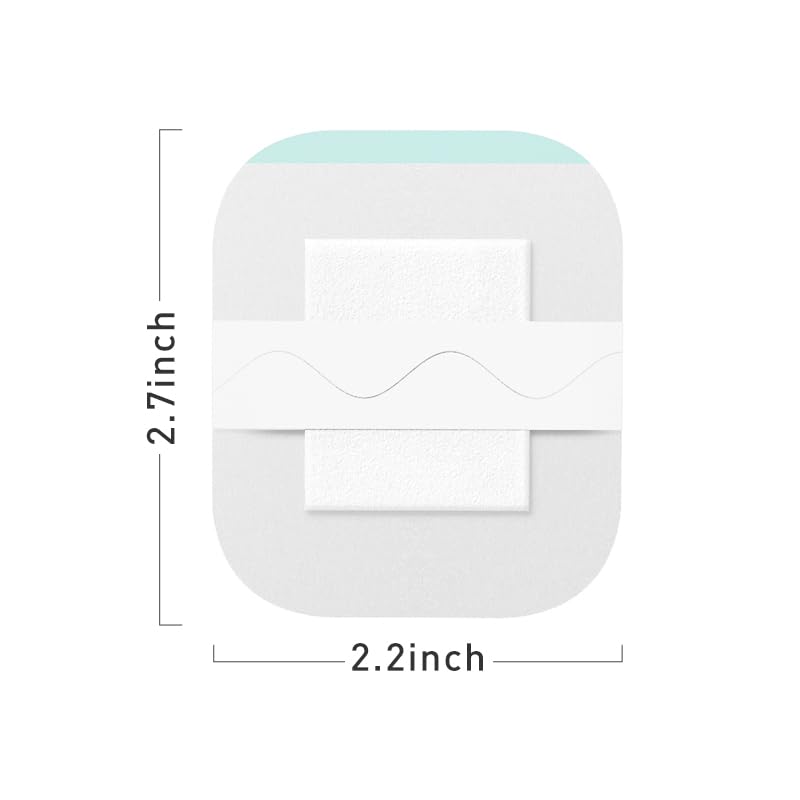 Image of 20Pcs Baby Waterproof Umbilical Cord Stickers, Navel Patches for Infants with Protruding Belly Buttons, Soft Cotton Hernia Pads, Baby Colic and Gas Relief Wrap 2.2 * 2.7Inch