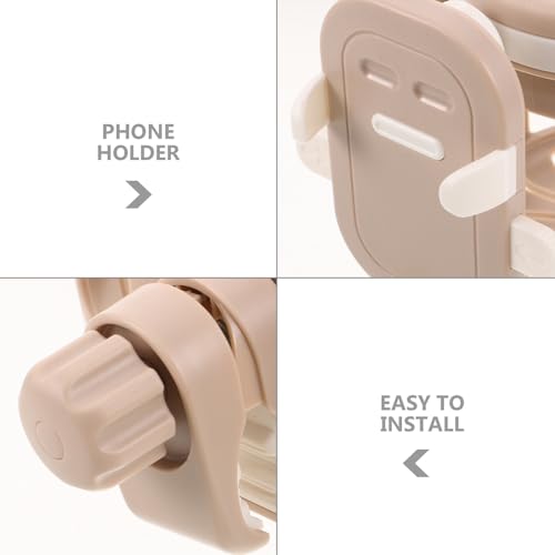 Support guidon poussette kaki : gardez vos essentiels près de bébé