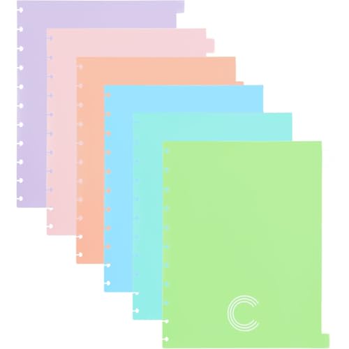 Divisória Grande para Caderno Inteligente, 6 Matérias, Colors, Caderno Inteligente