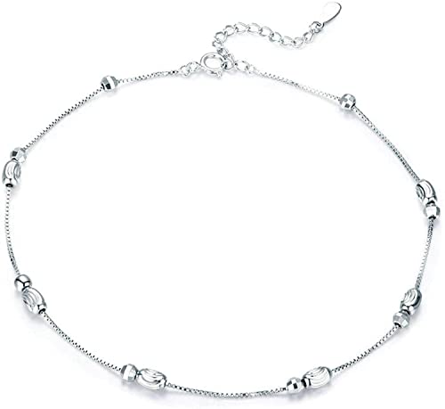 Tobillera con cuentas antirozaduras y pulsera de pierna cómoda para mujer