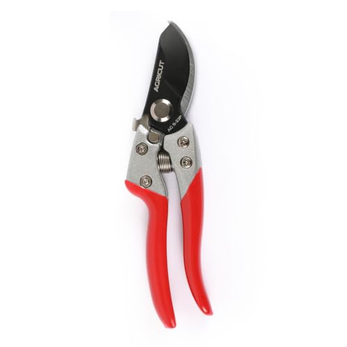 AGRICUT Secateurs Heavy Duty, 25mm Cut Capacity Pruning Shears Heavy Duty