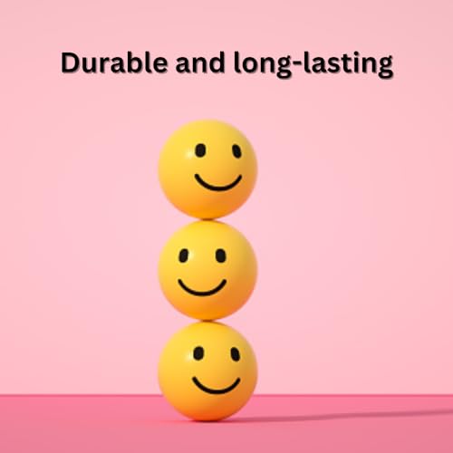 Image of Mother India Smiley Balls Lightweight Stress Relief and Fun for All Ages Yellow, Squeeze Ball Perfect for Stress Relief, Hand Exercise, Toy Sports Outdoor Equipment for Games Playing (Pack of 3)