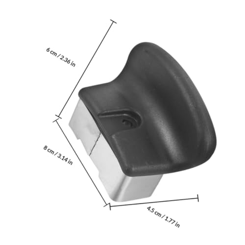 Repuestos de 4 manijas de olla de acero inoxidable Ipetboom con diseño en oreja, resistentes al calor y con agarre cómodo y antideslizante para olla a presión, vaporera y salsa miniatura 2