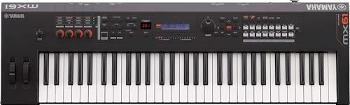 Image of Yamaha MX61BK Music Production Synthesizer, 61-Key, Black