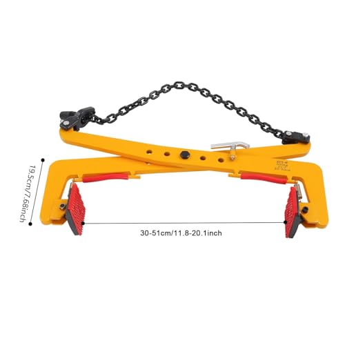 Pince de levage horizontale réglable pour plaques et pavés de béton - 2