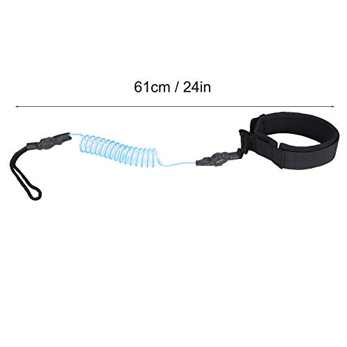 Leash de prancha, Leash de perna resistente, Leash de prancha de surfe leve e flexível se encaixa em