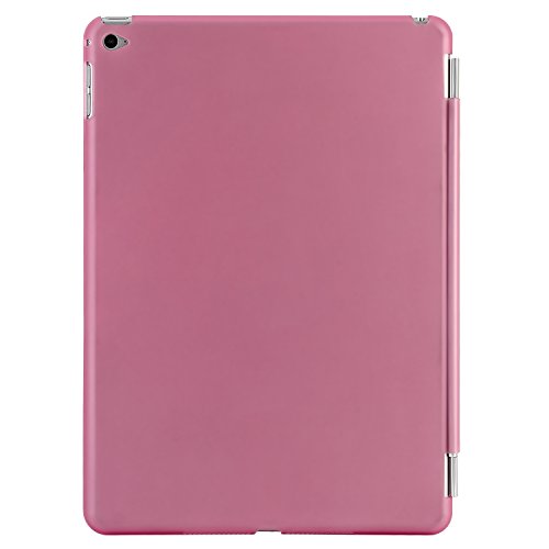 Capa Smart Case Ipad Air 2 Apple Sensor Sleep Frontal e Traseira Rosa
