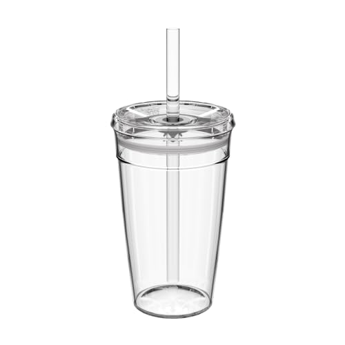 KeepCup Cold Cup Reusable Tumbler with Lid and Straw