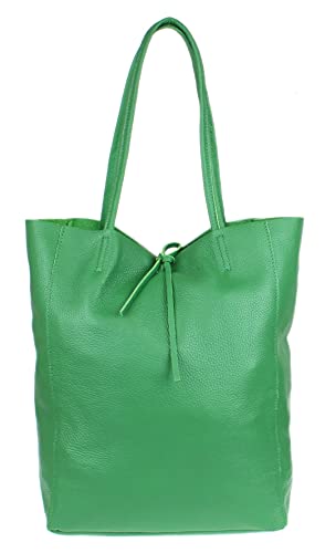 Sac à main ouvert en cuir véritable pour femme de qualité supérieure élégant