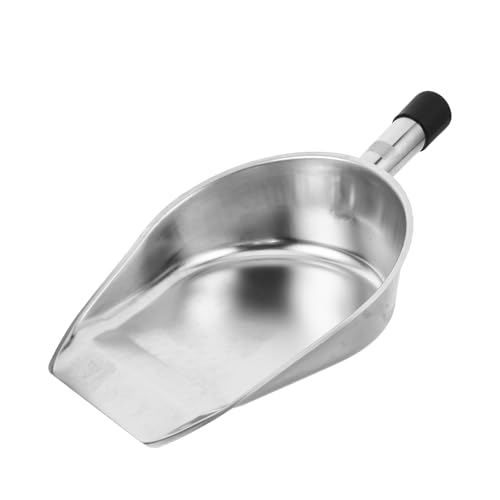 TOYMYTOY 頑丈な手持ち式ちりとり、ステンレススチール製のゴミ用シャベル、ハンドル付き、暖炉、テーブル、デスク、キーボード用ワイドクリーニングスコップシャベル