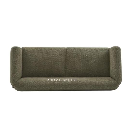 Image of A to Z Furniture Classic 3+2=5 Seater Sofa Set Luxury Chesterfield Leatherette Sofa in for Home Living Room & Office (Grey 3+2)