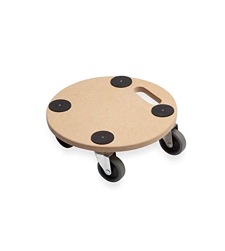Meister 821360 Chariot à roulettes - plaque MDF - roues en TPE Ø 350 mm - 150 kg