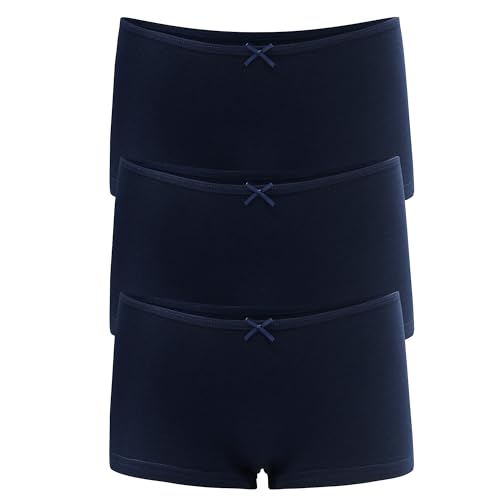 Image of Allxwek Womens Cotton Underwear Boy Shorts for Women Stretch Comfort Boxer Briefs Ladies Knot Panties 3 /6 3901