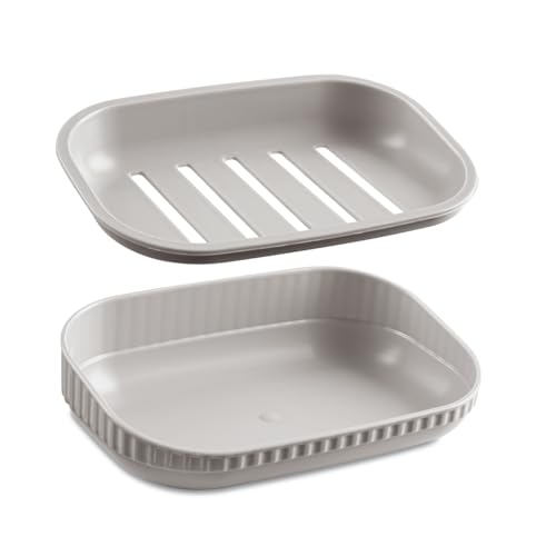 Conjunto Acessórios p Banheiro Lavabo Kit Completo 5 Peças (Cinza Claro)
