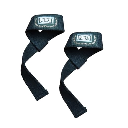 Punch Strap Musculação - Preto - Par - 100% Algodão - Tala Lifting, Power Lifiting, Levantamento De Peso - Unissex
