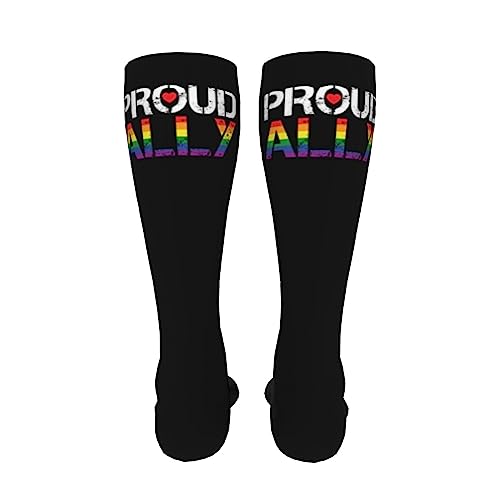 Pride Ally Knee High Socks For Women Long Tube Socks Athletic Compression Socks Unisex High Socks Girls4