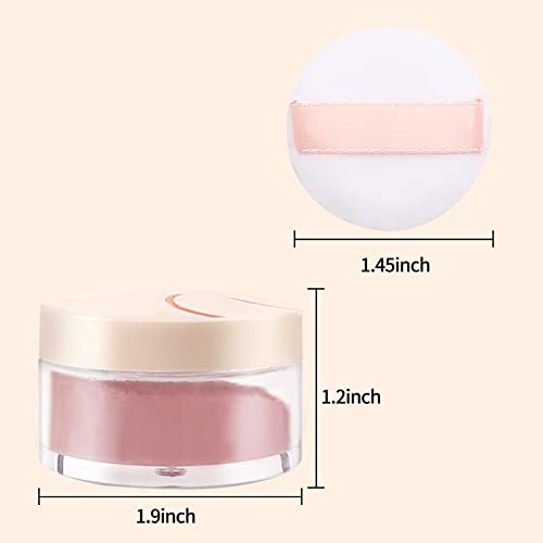 Boobeen Matte Blush Powder Makeup Loose Powder Face Blushes Single Color Blush Rouge Powder Natural Pink Blush For Cheeks, Easily Blends, Smoothly With Satin Matte Look #TOP2