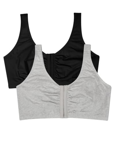 Image of Fruit of the Loom Women's Multi-Pack Front Close Sports Bra