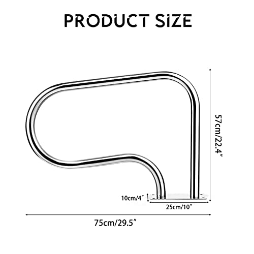 Baranda para piscina acero inoxidable 1.2 mm miniatura 4