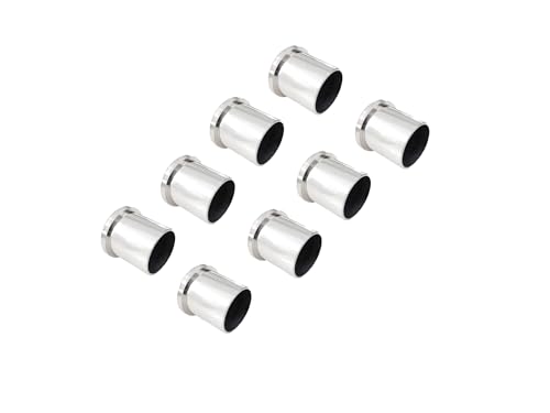 Image of Atlantic Stainless Steel Wall to Wall Bracket Conceal for 1 inch Curtain Rod, Curtain Bracket, Rod Rail Bracket, Material Stainless Steel, Colour S.S Finish, 8 Pieces