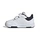 adidas Tensaur Hook and Loop Shoes Laufschuhe, Cloud White/Green/Collegiate Navy, 25 EU