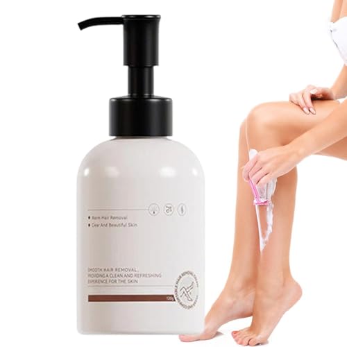 Crema de eliminación de pelo corporal y loción de depilación con textura ligera para la piel