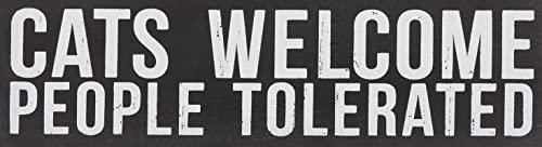 Cats Welcome Box Sign