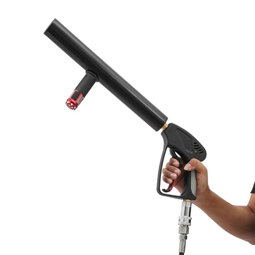 Máquina de humo CO2 portátil con LED y manguera de 3m