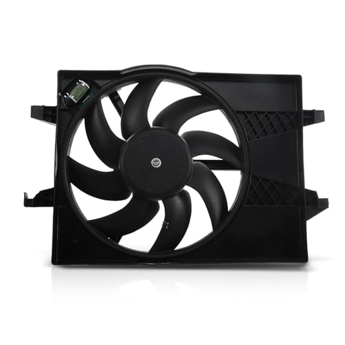 Frankberg Ventilador del radiador Rueda del ventilador Radiador de agua Compatible con 2 DY 1.4 Fiesta V JD JH 1.4 16V Fiesta V JD JH 1.25 16V Fusion JU 1.4 2 DY 1.2 Replace# 2S6H8C607DA,2S6H8C