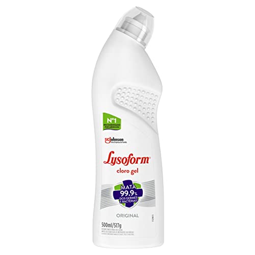 Lysoform Original, Desinfetante Cloro Gel, Limpeza Pesada e Eficiente, 500ml