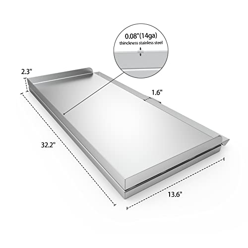 Stanbroil-Cast-Stainless-Steel-Replacement-Cooking-Griddle-with-Handle-for-Camp-Chef-SG60-Fits-Camp-Chef-14-2-Burner-Stove-Cooking-System-and-Other-Similar-Grills Stanbroil Cast Stainless Steel Replacement Cooking Griddle with Handle for Camp Chef SG60 Fits Camp Chef 14 2 Burner Stove Cooking System and Other Similar Grills
