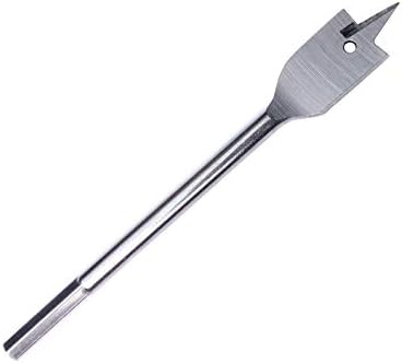 UK Drills - Machine Flat Bits - Hex Shank, Fully Hardened Hand Tool - to Be Used in Wood & Similar Materials Only - 1 x 25.0mm