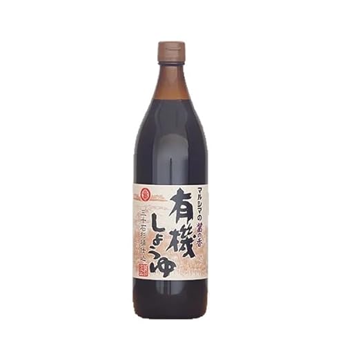 丸島醤油 有機しょうゆ 醤の香 900ml 有機こいくちしょうゆ 本醸造 マルシマ 小豆島 有機大豆 有機小麦 三十石杉桶 濃口 醤油
