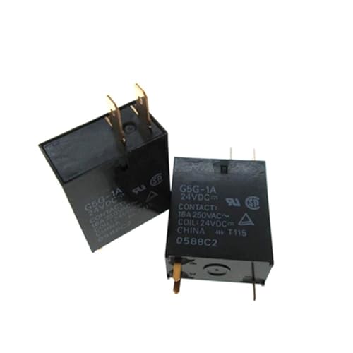 Relé de 24V G5G-1A para solucionar fallos de encendido en sistemas eléctricos de 16A