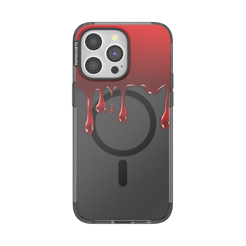 Coque iPhone 15 Pro Max PopSockets MagSafe O-négatif pour recharge sans fil