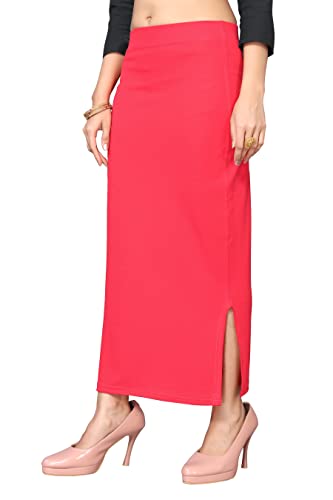 Image of Yashika Women Yashika Women's Full Elastic Lycra Blend Saree Shapewear Petticoat(New-Shape Sky Blue-XL)