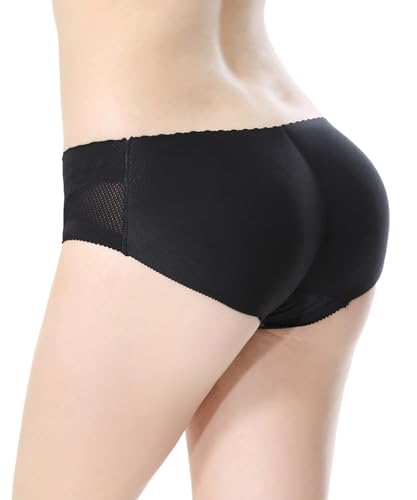 Everbellus Women's Padded Seamless Butt Hip Enhancer Panties Boy Shorts4