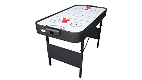 Gamesson tiburón Plegable Mesa de Air Hockey – Negro/Blanco, 4 ft
