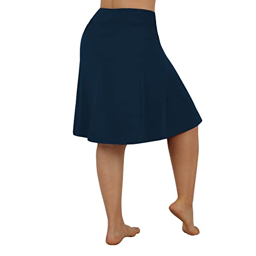 beroy Women Plus Size Skorts Skirts Knee Length Running Skirts for Women with Pockets4