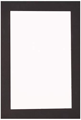 ArtToFrames 7x11 Inch Black Picture Frame, This 1.2500 Inch Custom Poster Frame is Black - Comes with Glass and Corrugated Backing (2WOMFRBW26079-7x11)