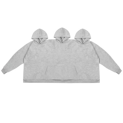 Jongdari Couples Hoodie Three Person Hoodies, Funny Intimate Matching Sweatshirts Family Friends...