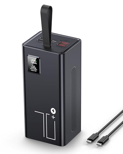2026 große Powerbank 70000mAh Power Bank 30W PD USB-C Schnellladefunktion Externer Akku mit 5 Ausgängen und 2 Eingängen LED-Anzeige Externer Handyakku kompatibel mit iPhone Samsung Tablets Outdoor
