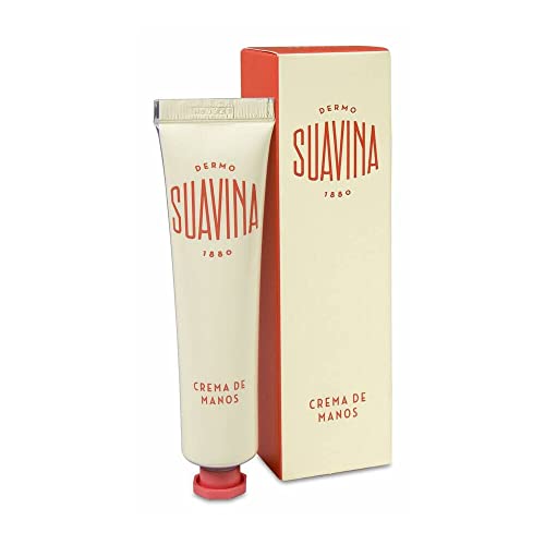 SUAVINA - Crema de Manos Natural | Crema para Manos Secas y Agrietadasde Rapida Absorcion que Hidrata y Nutre la Piel desde la Primera Aplicación para Todo Tipo de Pieles - Unidad de 40 ml