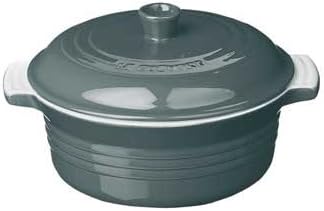 Le Creuset Stoneware Round Casserole, 21 cm, Granite