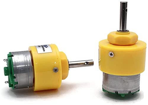 QBM 12V 200 RPM Geared DC Motor Yellow - Image 4