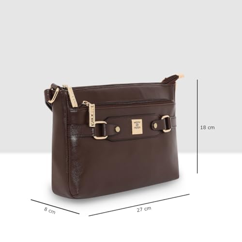 Image of ESBEDA Classic Structured Buckle Sling For Women | Ladies Purse | Slings For Casual Carry | Stylish Sling Bag | Gift Bag For Women