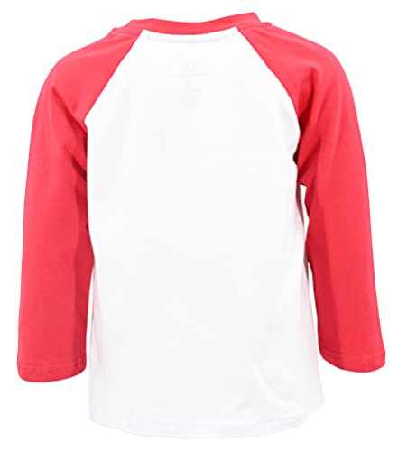 Image of Unique Baby Boys Long Sleeve Raglan Graphic T-Shirt for Toddlers and Kids