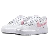 [ナイキ] エア フォース 1 J AIR FORCE 1 ホワイト/ホワイト/ミディアムソフトピンク CT3839-115 25.0cm