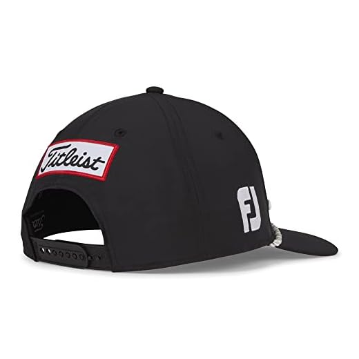 Titleist Golf Tour Rope Hat Black/White One Size